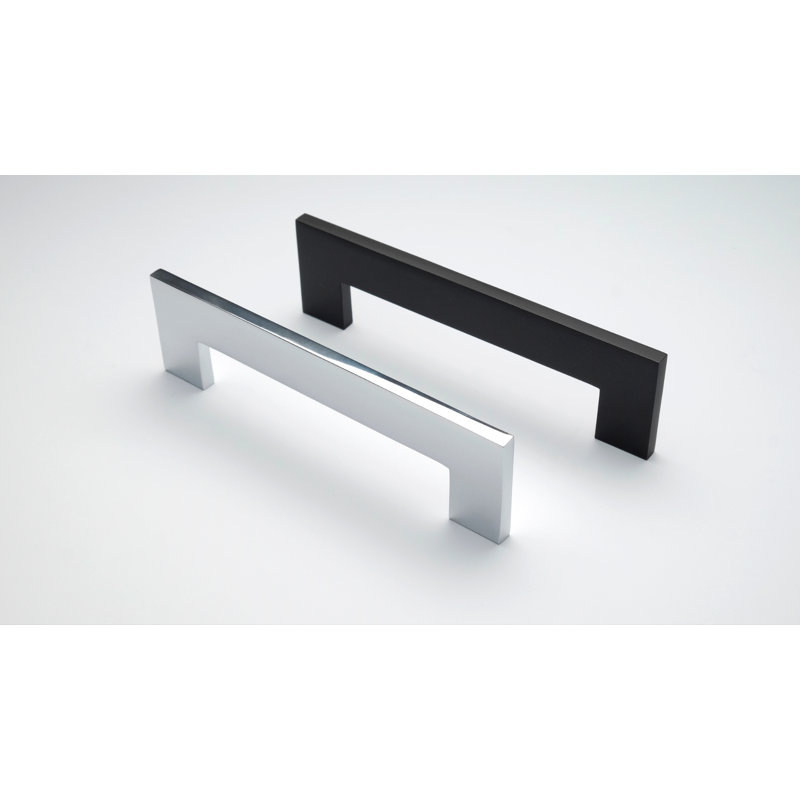 Carissa 12.8 cm centre Bar Handle, Polished Silver