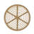 Outdoor Patio Set, Wicker Lounge Chairs with Cushions and Round Side Table, Handwoven Rattan Design for Garden and Balcony, Natural-79337448