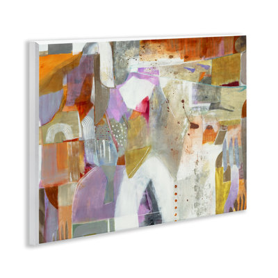 Warm Eclectic Composition Wall Plaque, design by Jill Martin