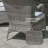 4 - Person Patio Dining Set Umbrella Hole Included Square Table with Cushions Included-1965397962