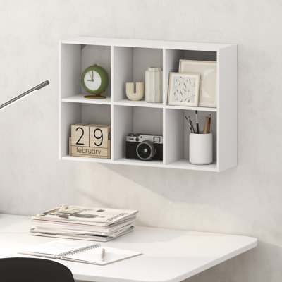 Étagère flottante à 6 cubes Furinno ROSSI