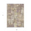 Tapis intérieur lavable abstrait 9 pi x 12 pi lavande