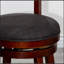 Tabouret pivotant à dossier et à lattes à hauteur de comptoir 24 po, siège en tissu-1470185934-1470185933