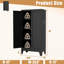 Garde-manger en métal 3 tablettes réglables-718327141