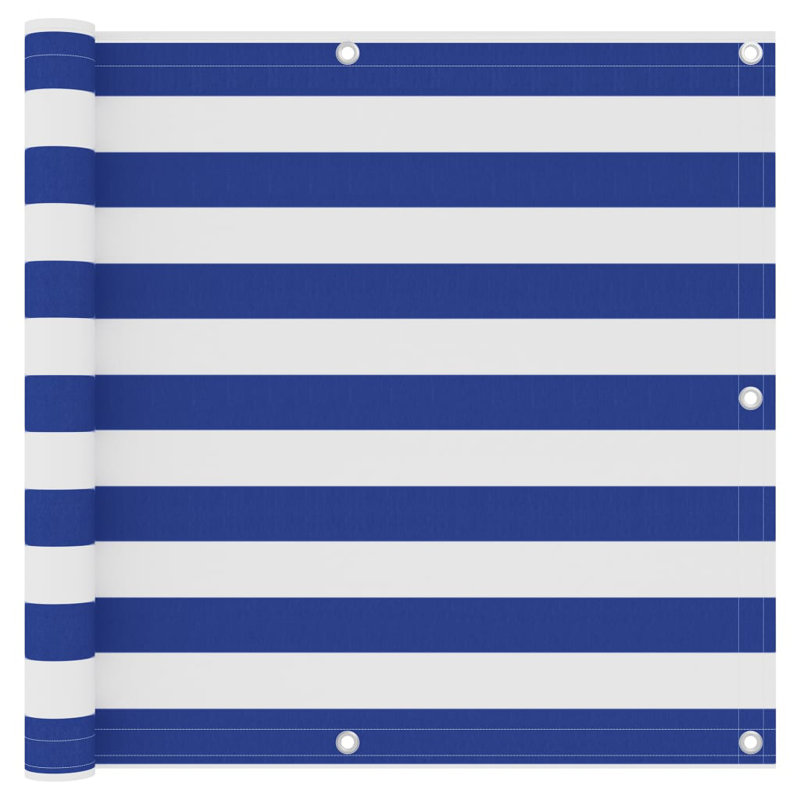 Fokko 0.9m x 5m Rectangular Shade Sail, Blue