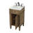Rivers 18'' Single Bathroom Vanity with Marble Top-1204500728