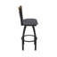 Tabouret de comptoir pivotant 880 Eleanor-123944181-123944182-123944192