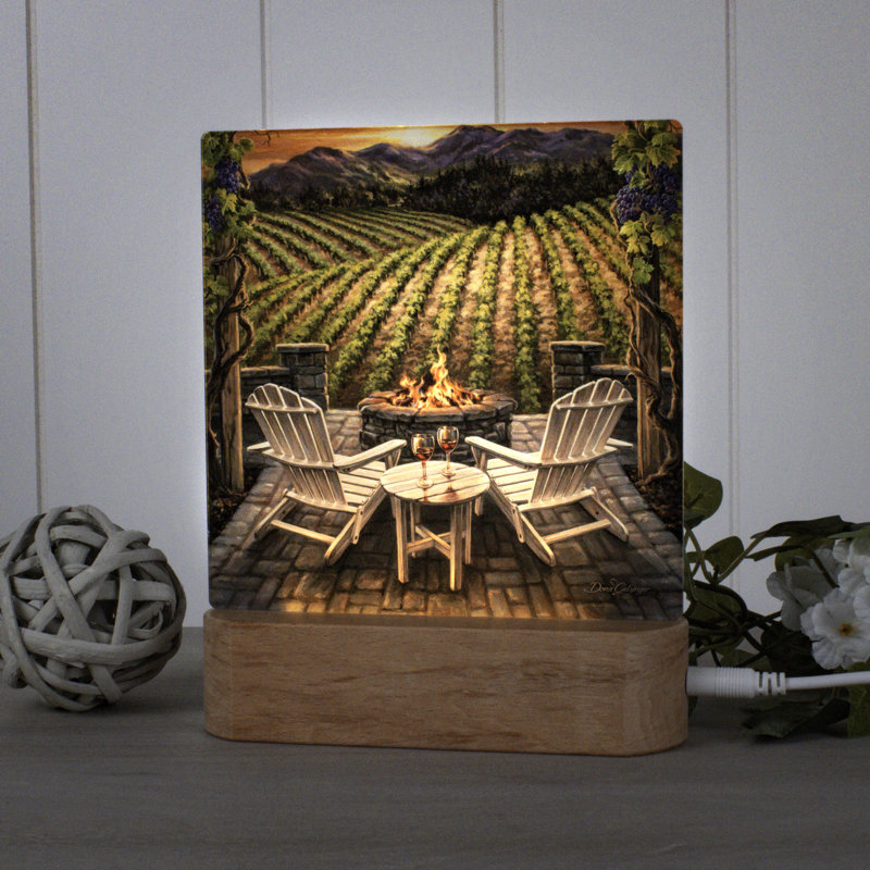 Veilleuse Vineyard Sunset
