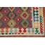Tapis oriental kilim en laine à tissage plat 6 x 8