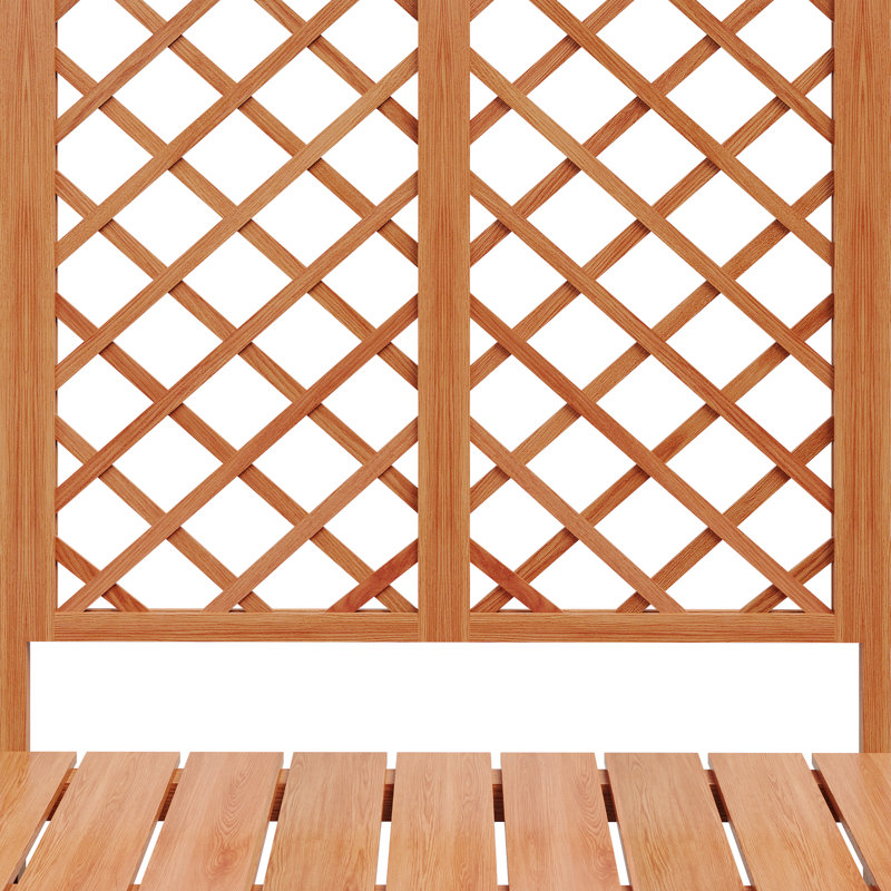 Wood Planter Box, Brown