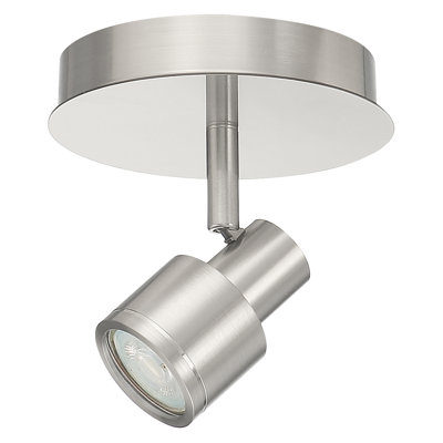 A408FCE77F7C4B87B14A9A0A66CD0CFC Plafonnier orientable à DEL Lincoln, fini acier brossé