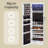 Askins Jewelry Armoire with Mirror-1111206546