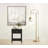 Dylan Wooden End Side Table Nightstand With Glass Top And Drawer-1640428775