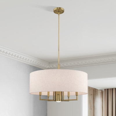 Lustre tambour 6 lumières Bazilijus