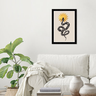 «Apollo's Snake», impression encadrée