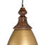 Legaspi 1 - Light Gold Bell Pendant