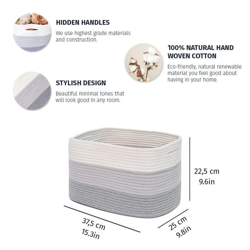 Bloomsbury Market Aftina Wool / Felt Decorative Bin