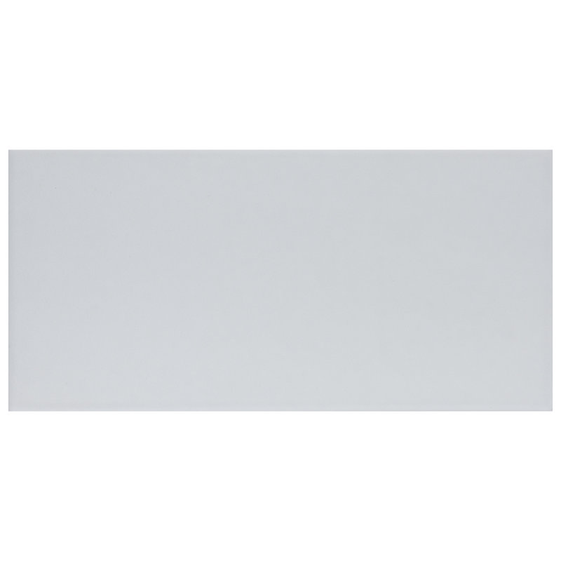 Biotech 5" x 10" Porcelain Subway Wall & Floor Tile, Blanco Matte