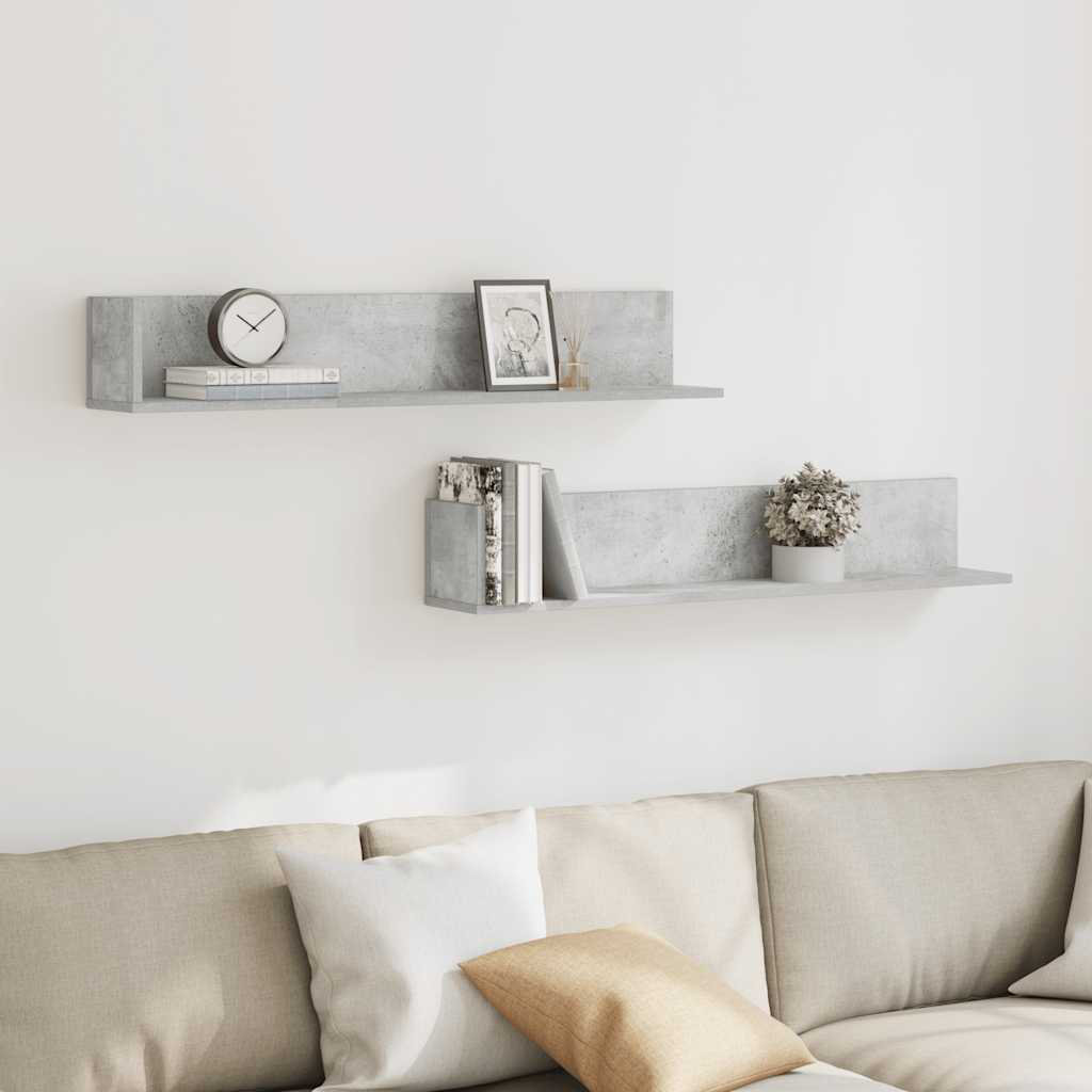 Vidaxl wall shelves. Artisan oak 75 x 16.5 x 16.5cm