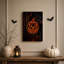 Art mural sur toile Glow Neon Pumpkin-46705861