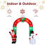 Décoration gonflable 96 pi H Père Noël et bonhomme de neige gonflable 