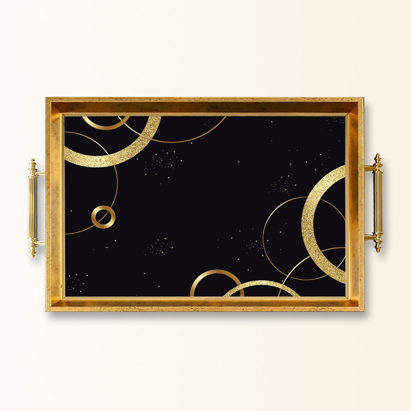 Elegant Glass Tray, 19.7 x 11.4 x 1.4 inches | 100% Durable Glass Construction | Easy to Clean with Damp Cloth | Ideal for Serving, Decorative Display, and Organizing | Stylish Addition to Home Décor