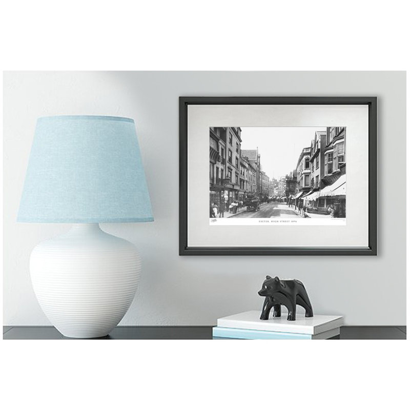 Exeter, High Street 1896 - Single Picture Frame Print, 28cm H x 36cm W x 2.3cm D
