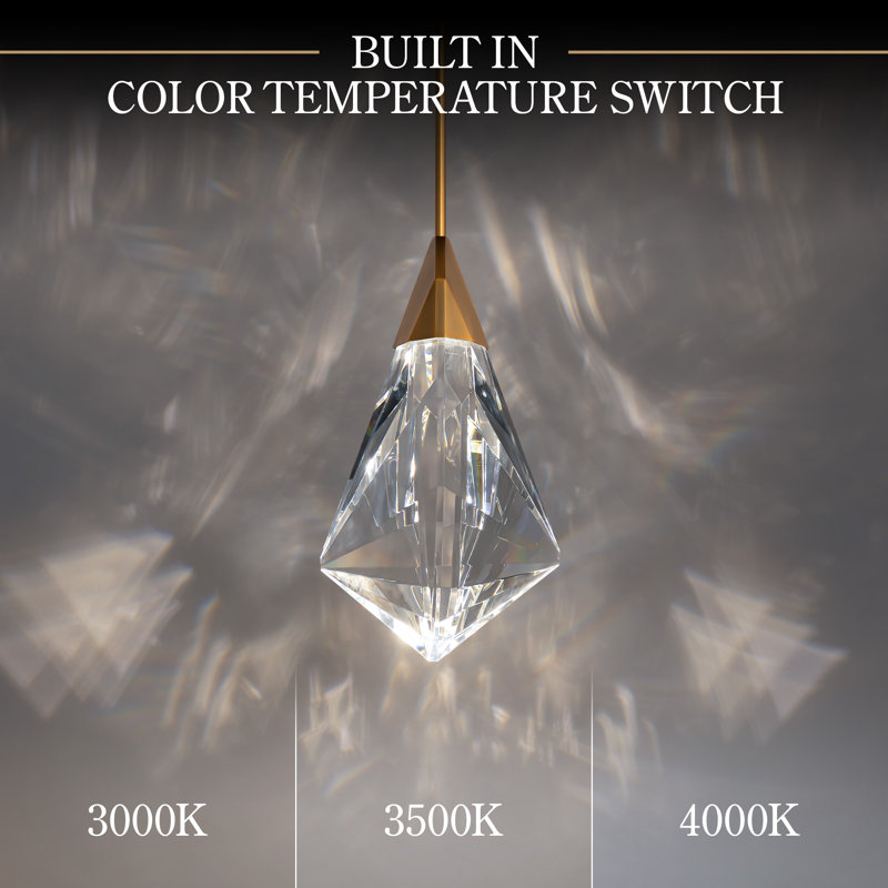 Fazzoletto 1 - Light Pendant, Aged Brass