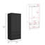 Armoire 2 tiroirs, porte double, tringle-1464345774