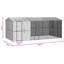 247cm Steel Floor Bird Cage