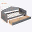 Lit de jour simple rembourré avec 2 tiroirs, canapé-lit avec ports de chargement USB-533201428