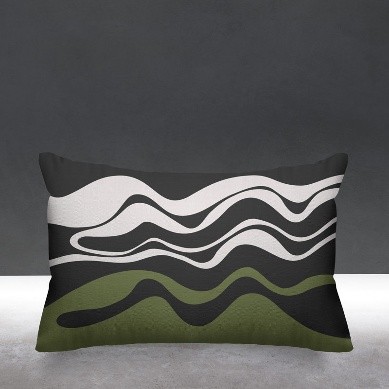 Housse et insert de coussin d'extérieur, Vert