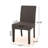 Lira Contemporary Fabric Upholstered Dining Chairs with Tapered Rubberwood Legs-625684271-627815626