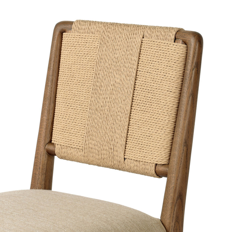 ROTHLER Stool, Counter Stool (27” Seat Height), Beige, Brown