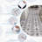 24 In. X 120 In. 4 Mil Gray Pink Peel & Stick Vinyl Sheet Flooring, Cut To Length Flooring Roll
