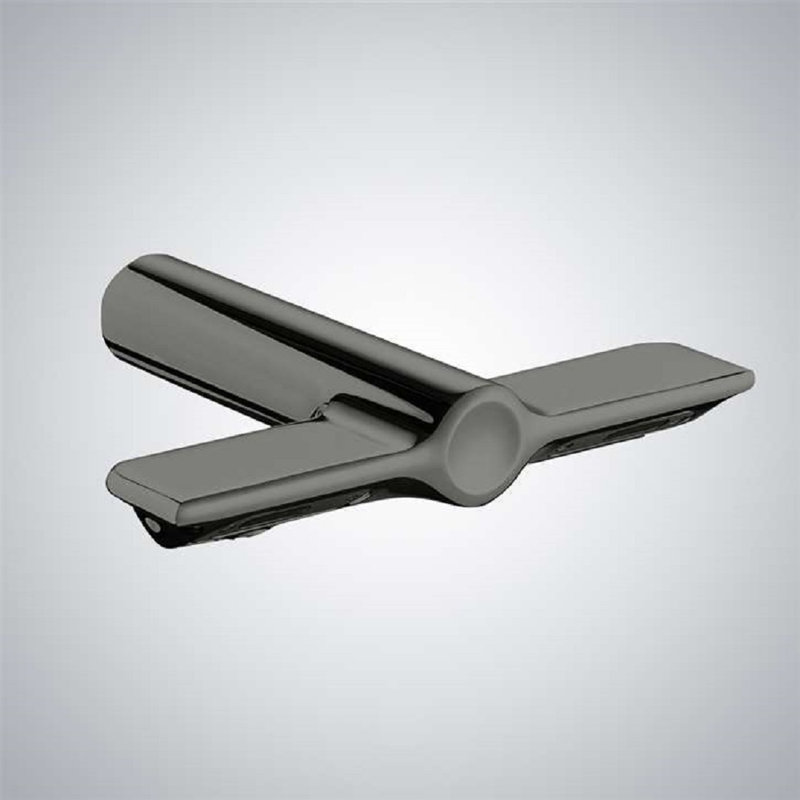 Robinet sans contact gris Gun Gun avec capteur moderne