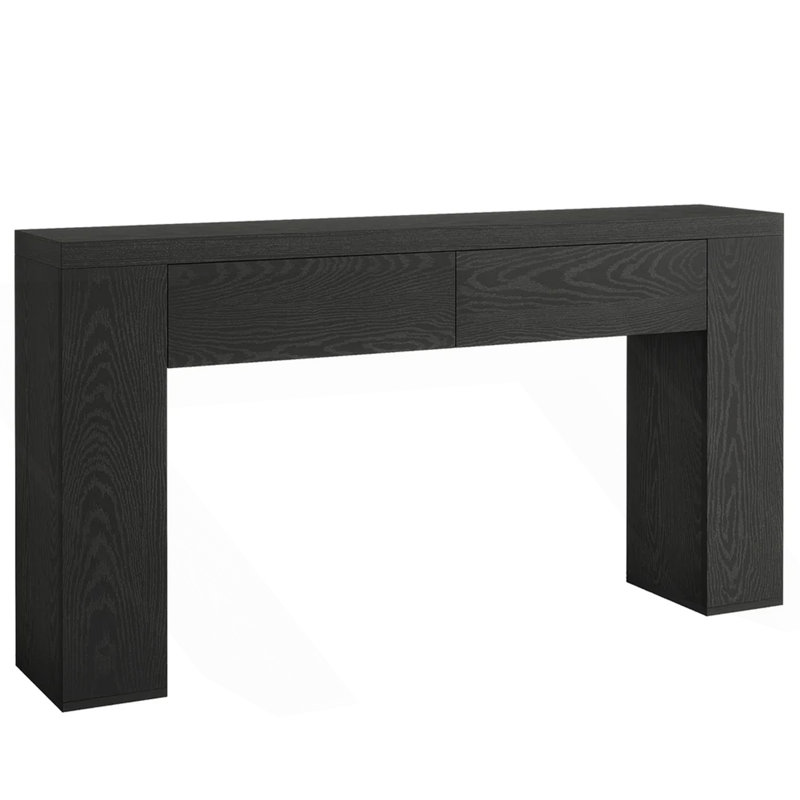Versatile Console Table, Sofa Table, TV Stand, Black