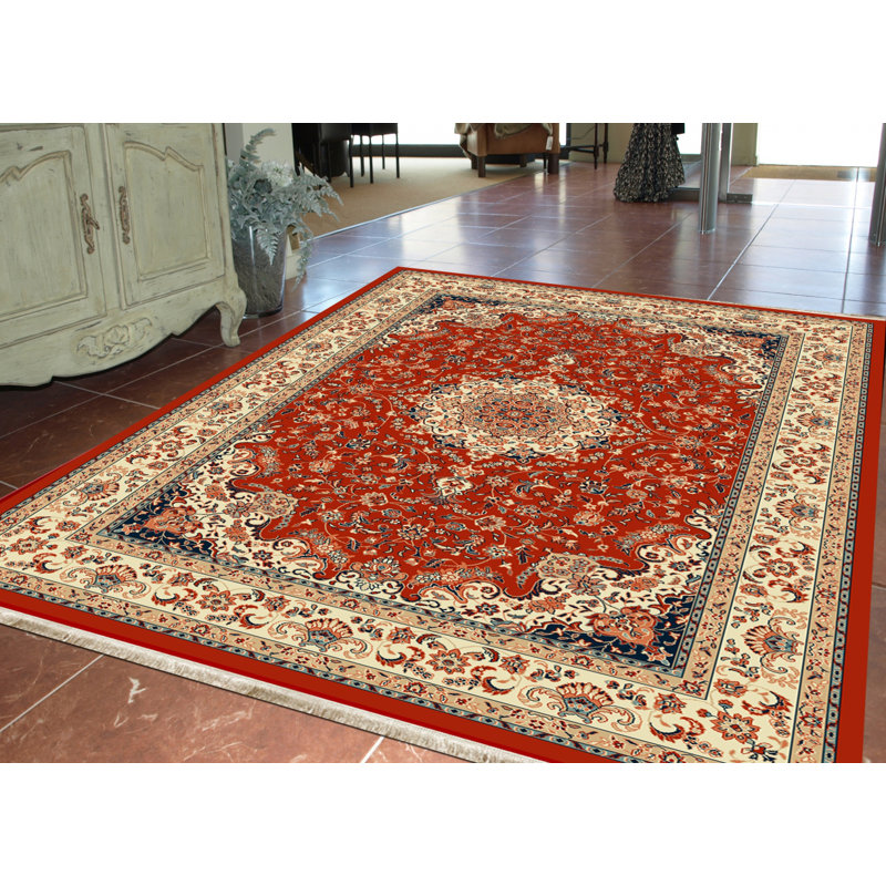 Oriental Wool Area Rug, Rectangle 120 x 180cm