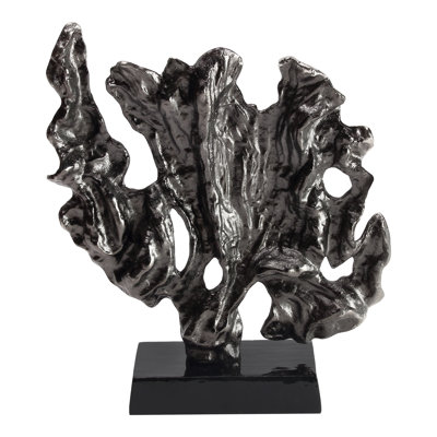 CORAL SCULPTURE SMALL BLACK NICKEL