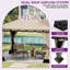 Extérieur 10 pi L 12 pi. D Pavillon de jardin en métal-104699452