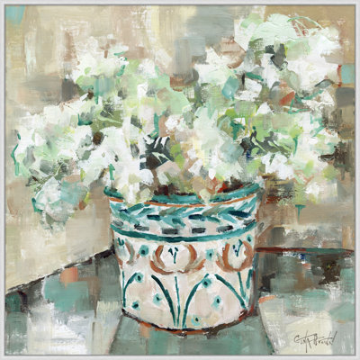 «Love Comes Softly», peinture sur toile à cadre flottant