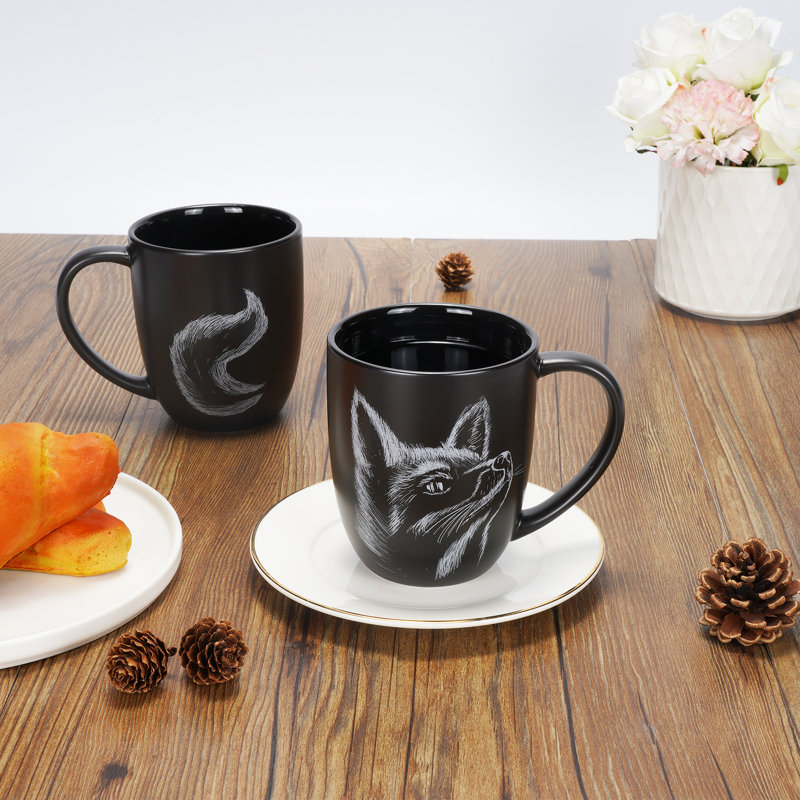 Tasse à café en céramique Fox