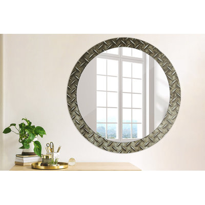 Huldar Glass Flat Wall Mirror