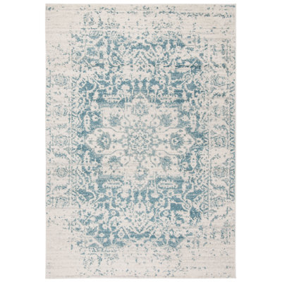 Christa Teal/Ivory Rug