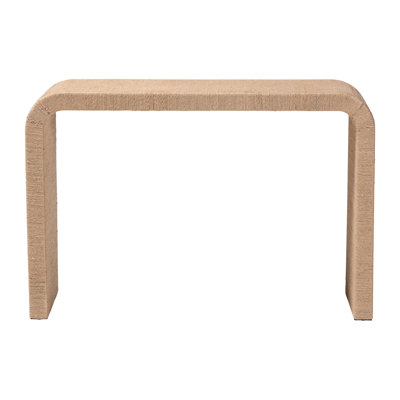 Milko Bali & Pari Eviana Japandi Natural Seagrass Waterfall Console Table by House of Hampton