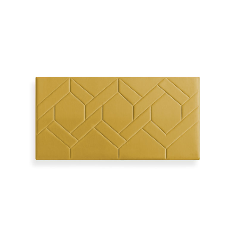 Upholstered Headboard, Mustard, Single (3')