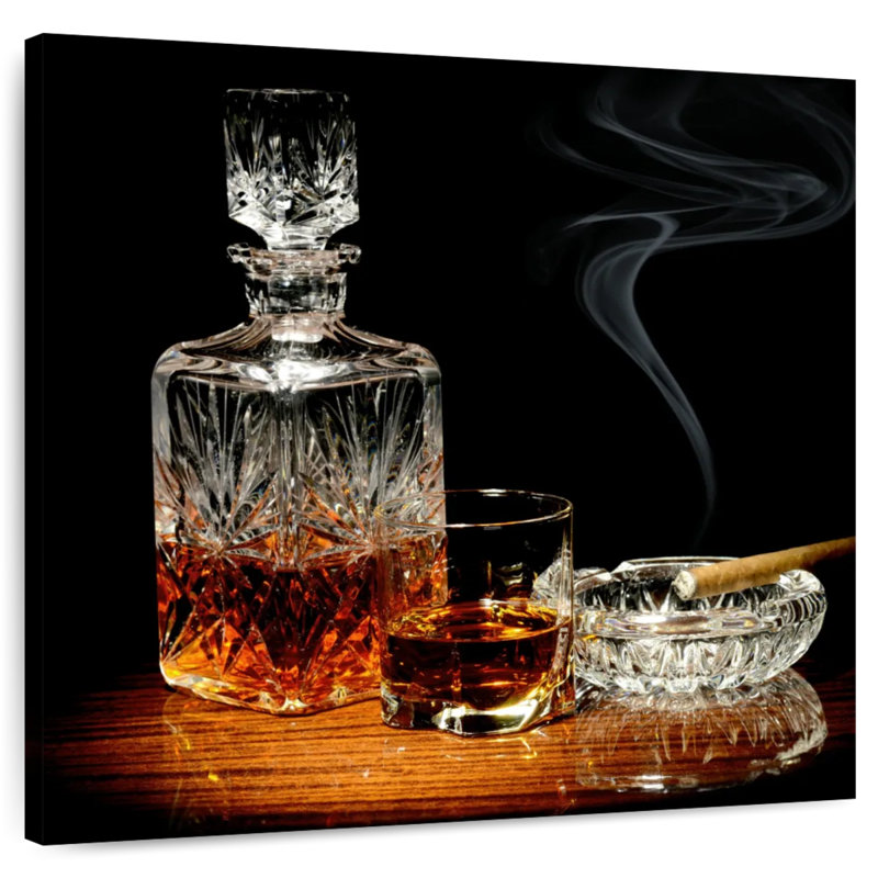 Carafe à décanter et cigare Yarlin, H 16 po x l 16 po
