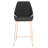 Metzler Upholstered Counter Stool with Metal Frame-219570016-219570019