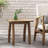 Acacia Wood Accent Side Table In Natural Stained, Weather-Resistant Rectangular End Table For Patio, Garden, Lawn, And Living Room(Natural Stained)-1036934736