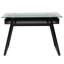 Glass Top Metal Base Writing Desk